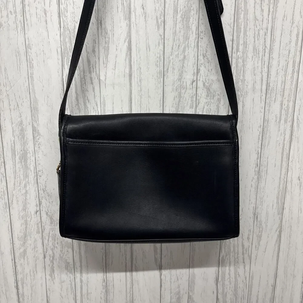 Womens Vintage Coach 9812 Dark Navy Handbag